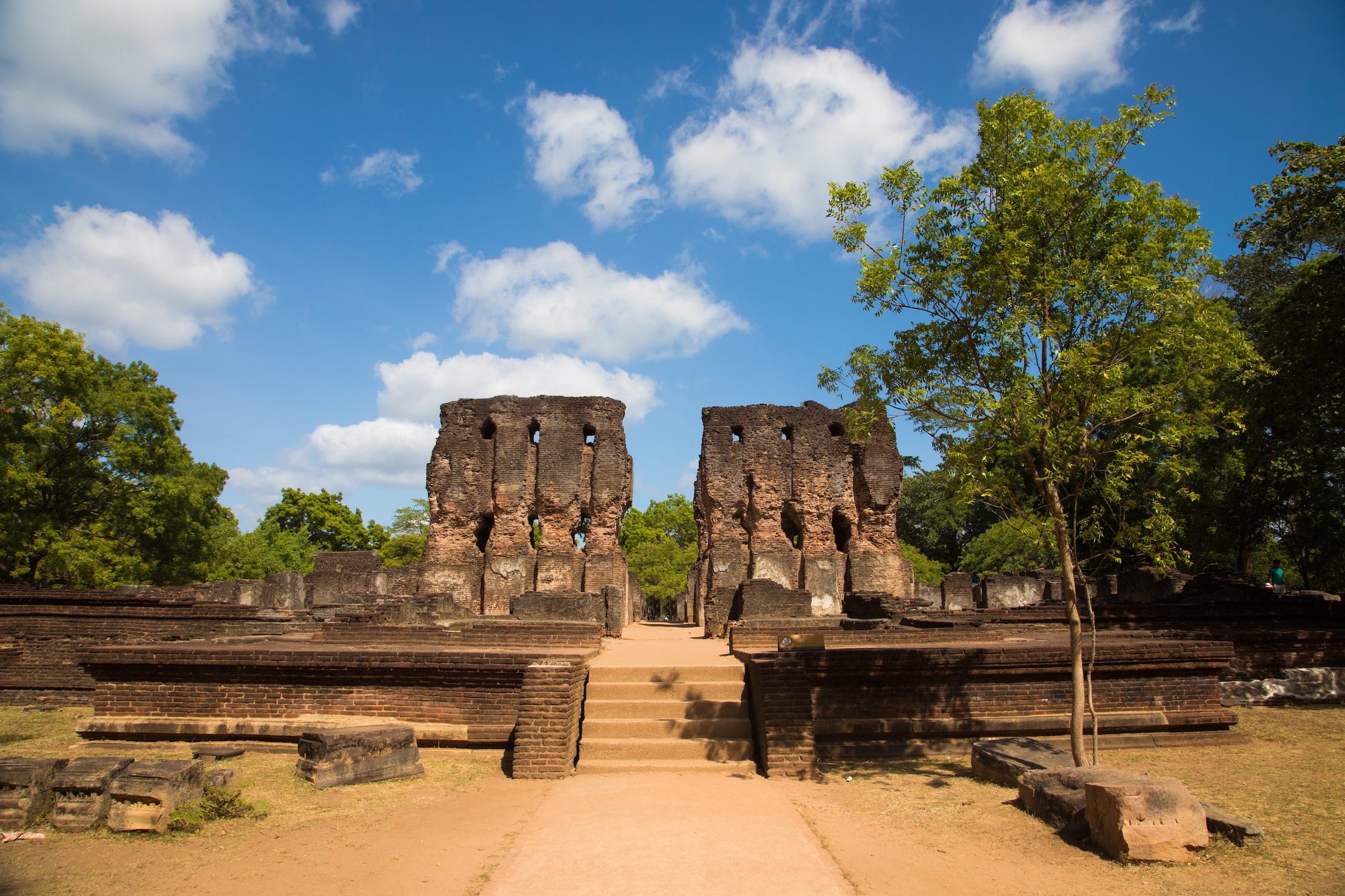 Polonnaruwa's temple complex is vast and beautiful to photograph