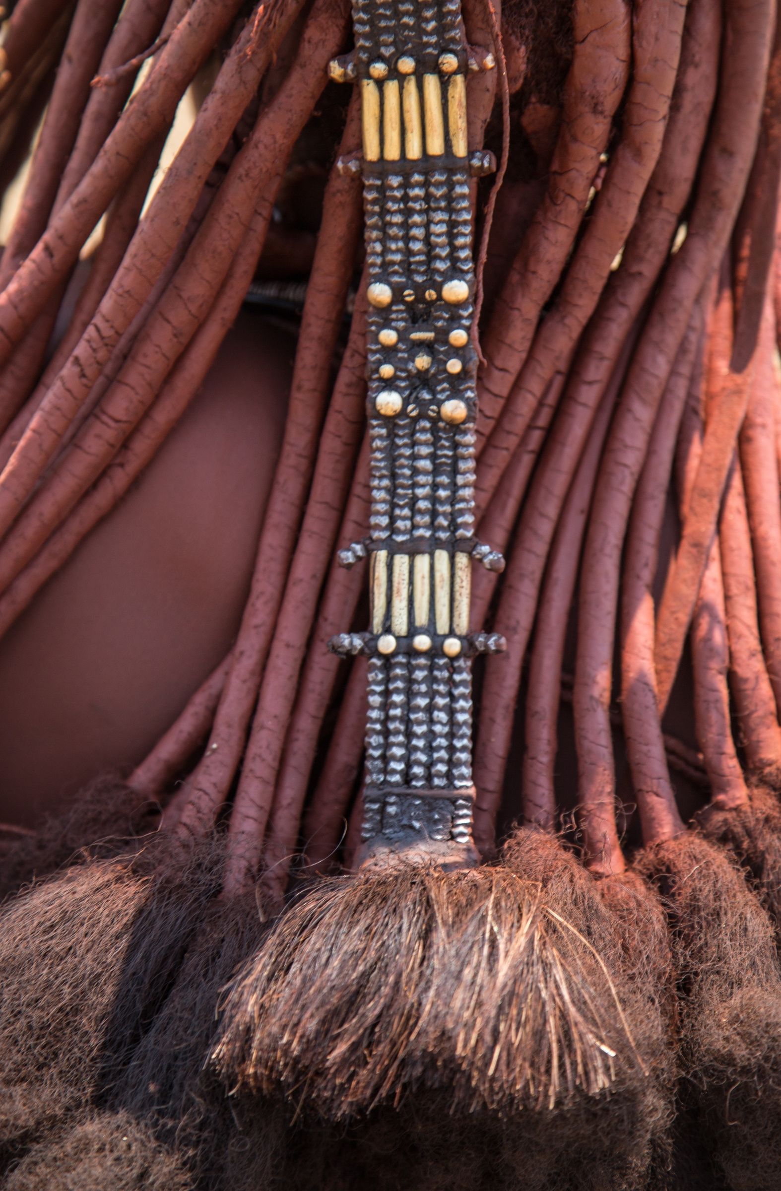 The beautiful hair extensions adorning Himba women in Namibia