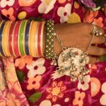 Colourful jewellery in Gujarat