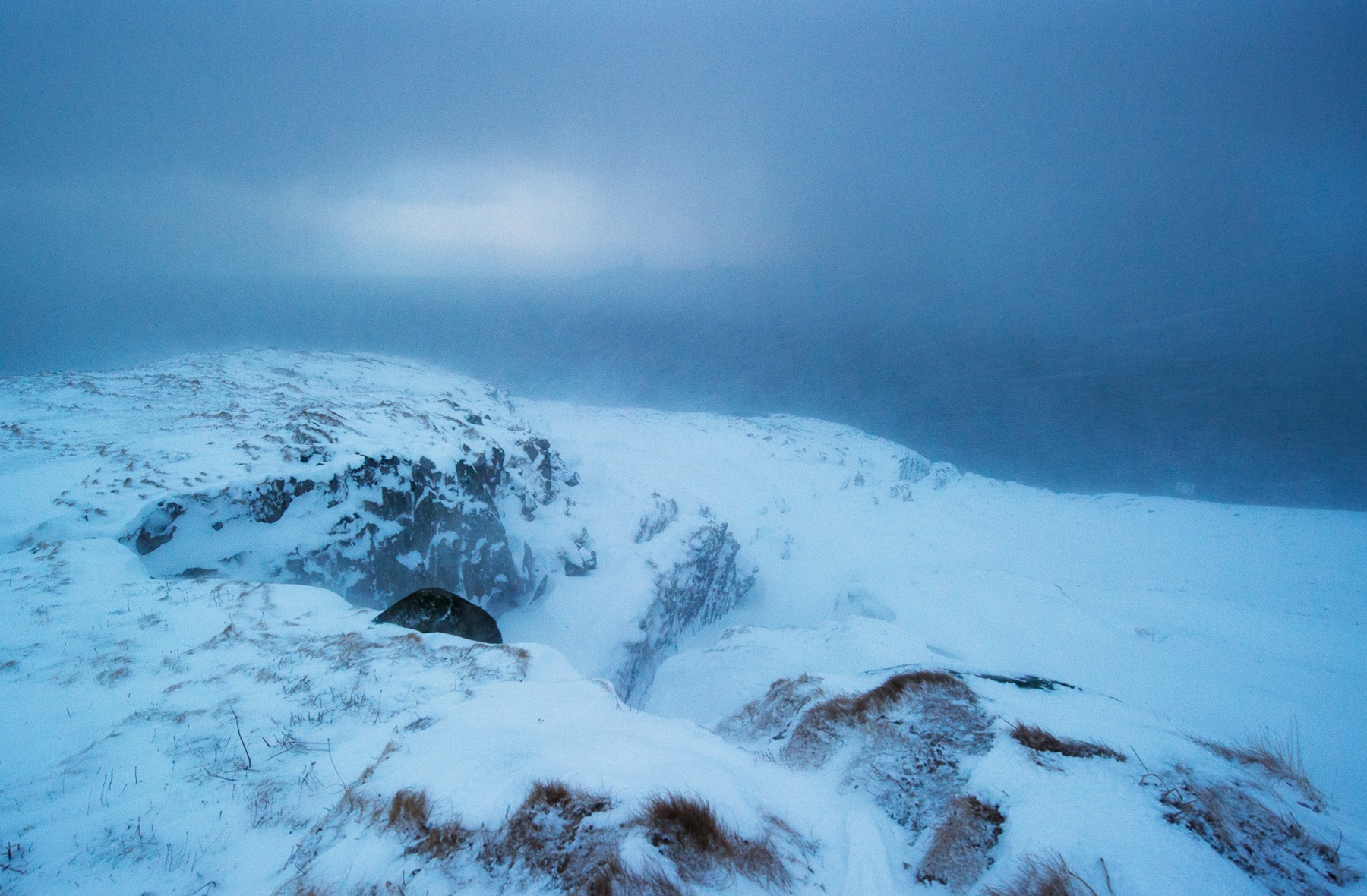 The wild Arctic landscape of Varangerfjord in northernmost Norway