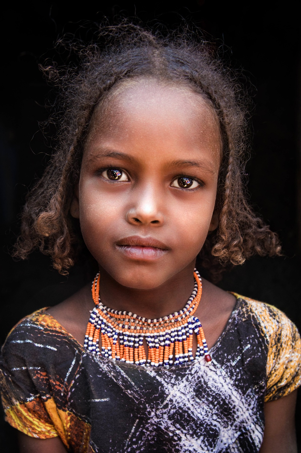 A young Afar girl in the Bilen area of eastern Ethiopia