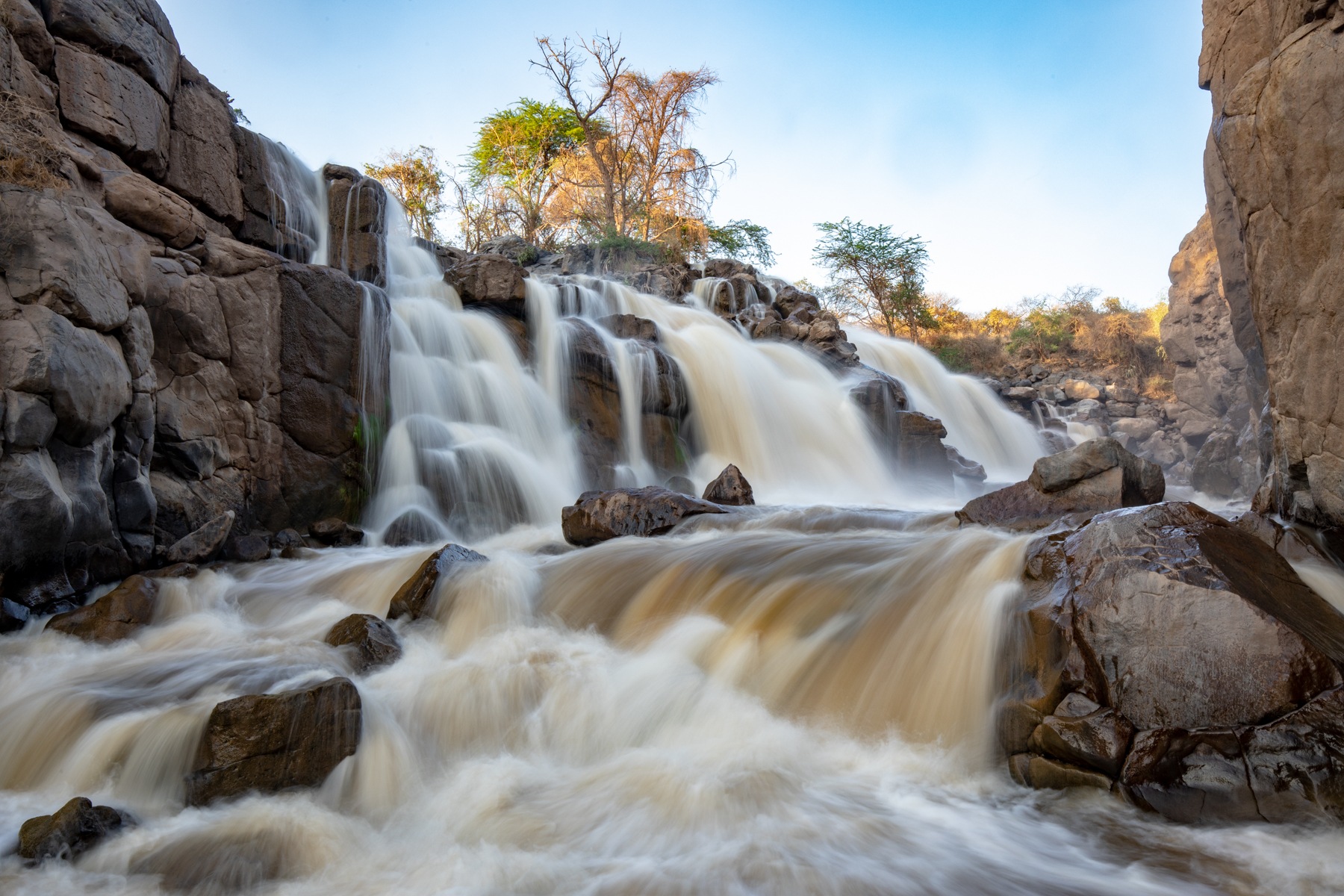 Just one section of the spectacular Awash Falls