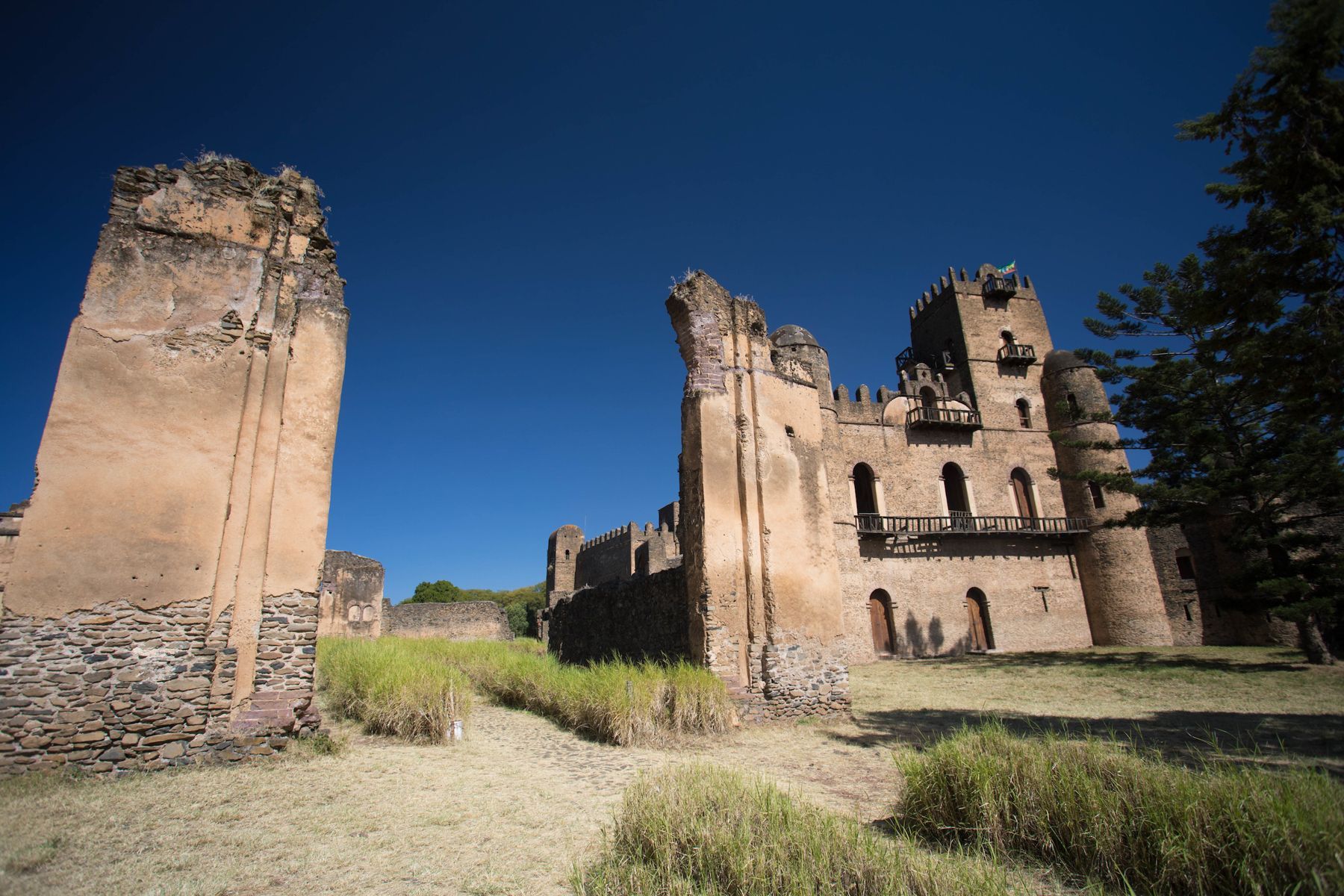 The fortress palaces of Gondar, Ethiopia