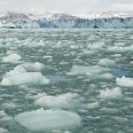 Stunning ice floes in Negribreen, Spitsbergen
