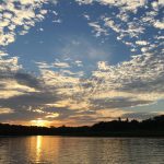 Sunset over the beautiful Rio Cuiaba in the Pantanal