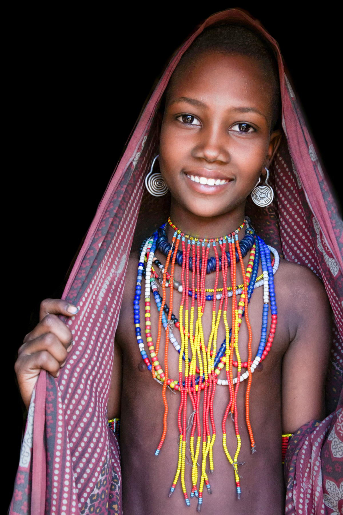 Portrait of an Arbore girl