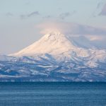 The volcano Rausu-dake in northern Hokkaido, Japan (image by Mark Beaman)