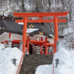 The beautiful Shinto shrine at Rausu (image by Mark Beaman)