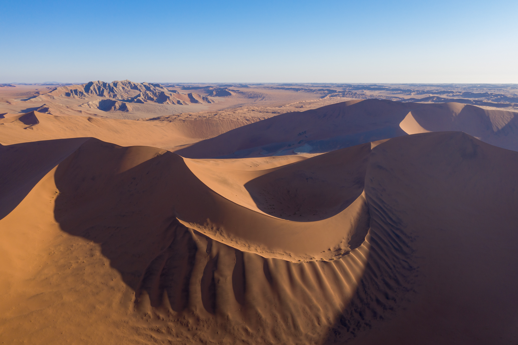 Aerial photography in Sossusvlei is one of the most sublime experiences in all of Africa