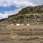 Our remote camp in the Bale Mountains (image by Mark Beaman)