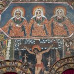 Mural at Debre Birhan Selassie church in Gondar (image by Mark Beaman)