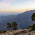 The Simien escarpment at dawn (image by Mark Beaman)
