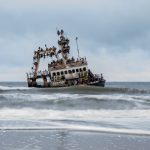 The wreck of the Zeila on Namibia's skeleton coast