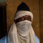 Portrait of Idriss, one of the Batonu horsemen in Parakou