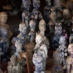 Tourist souvenirs of Voodoo dolls play into the myth that African voodoo uses these for black magic