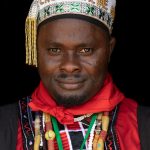 Portrait of a Voodoo king on our Benin photography tour