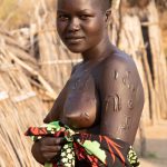 A beautiful Laarim girl with her intricate scarification