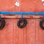 Goat skin and sisal is used to make the iconic West African musical instrument, the Balafon