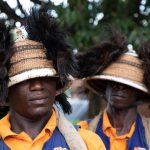 A pair of Balafon dancers on our Ivory Coast photo tour