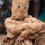 Portrait of a young Boloye dancer of the Panther Dance