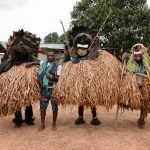Gla masked dances of the Yacuba people on our photo tour of Ivory Coast