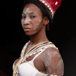 Portrait of a Komian traditional healer at Annasiué on our photo tour of Ivory Coast