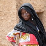 Portrait of a beautiful muslim girl in Kong