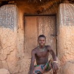 Portrait of a fetish guard at Niofoin on our Ivory Coast photo tour