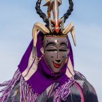 The famous Zohoulin mask of Zaouli on our Ivory Coast photo tour