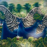 The beautiful art work of Grand Bassam painter Alfred Sansan Dah