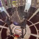 Inside the Basilica of Our Lady of Peace on our photo tour of Ivory Coast