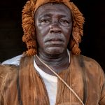 Portrait of a head man of the Dozo hunter gatherer fraternity