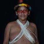 Portrait of a powerful headwoman on our Waorani Amazon tribe photo tour in Ecuador
