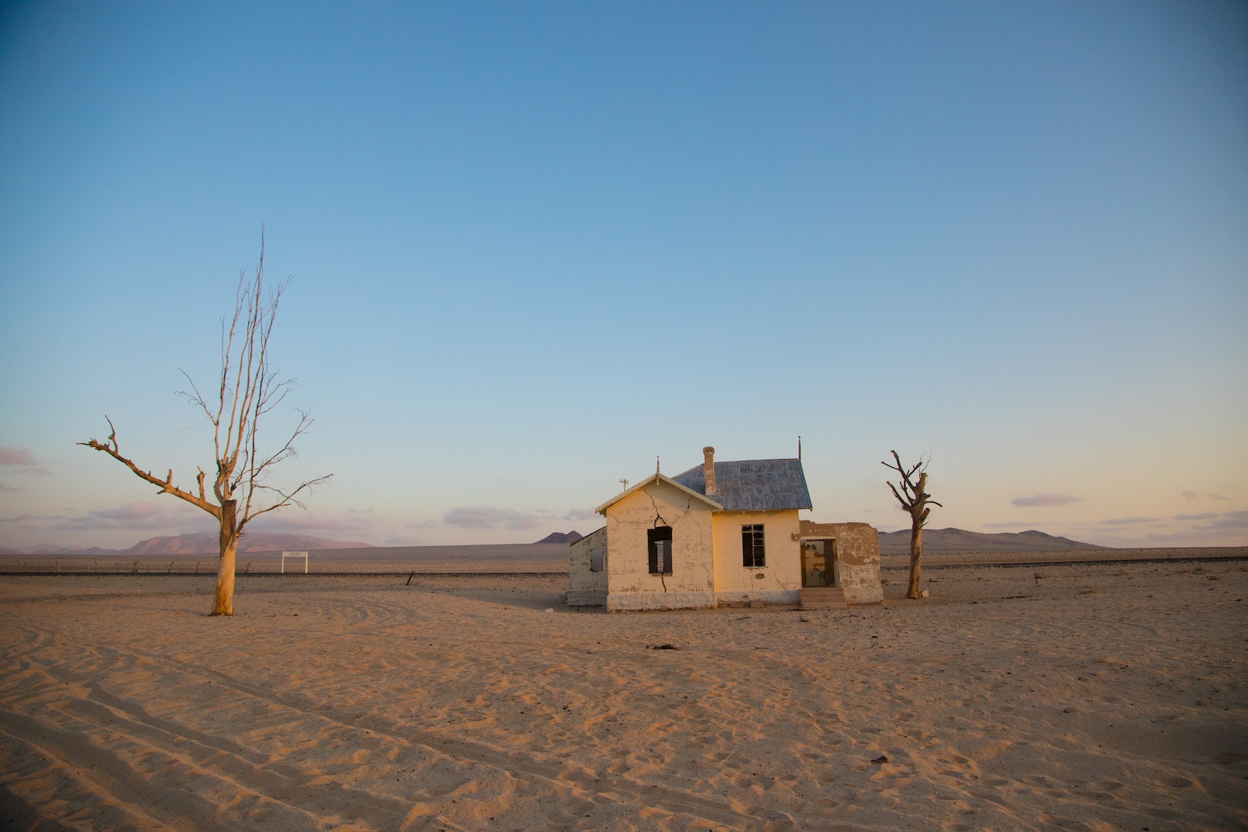 Explore Namibia's German colonial past at the abandoned Garub Train Station in southern Namibia