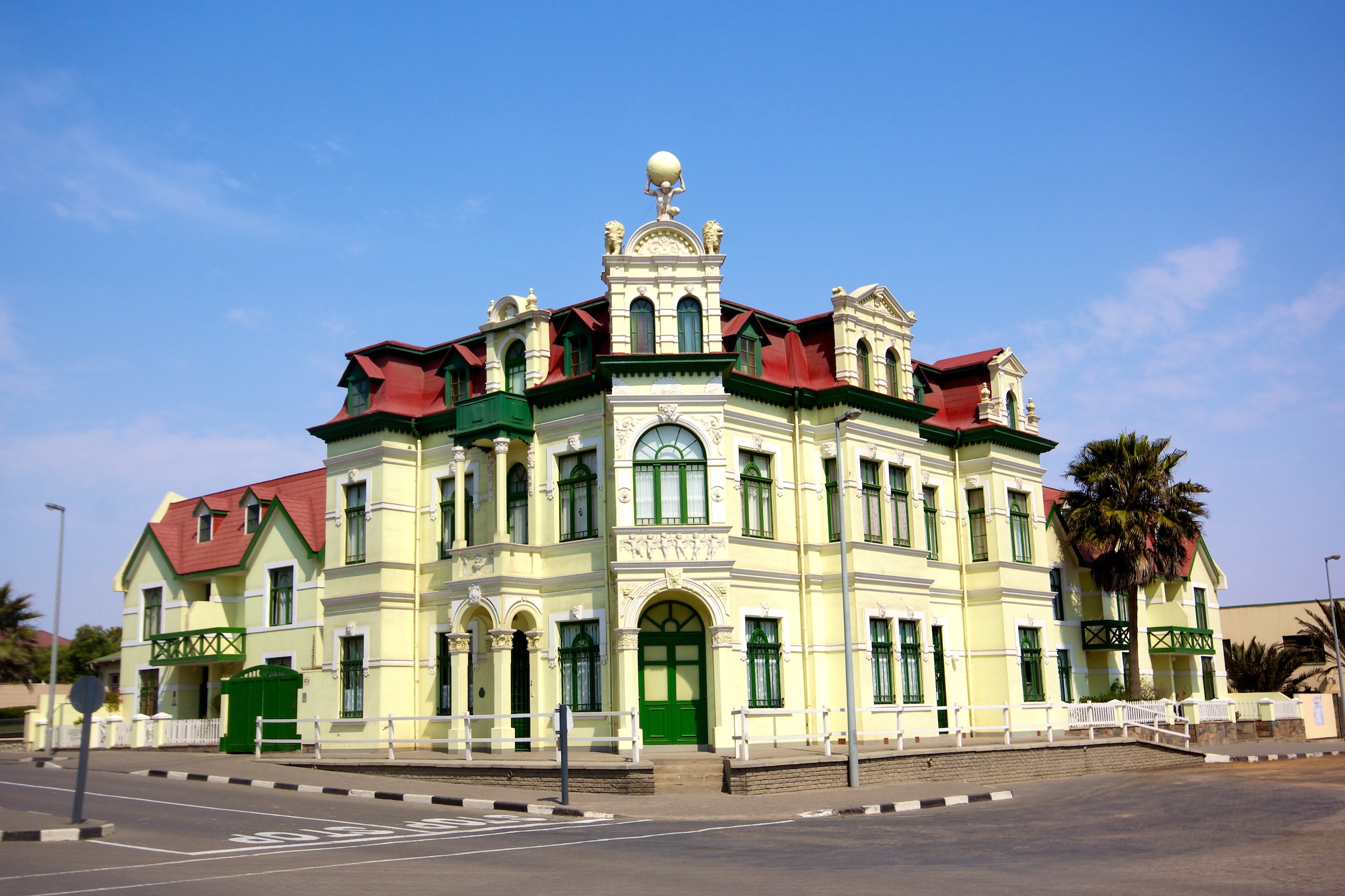 Swakopmund is arguably Namibia's prettiest coastal town and is marked by many beautiful German colonial buildings