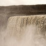 Dettifoss, with WB warmed up to show the dirty glacial meltwater that thunders over its falls (image by Mike Watson)