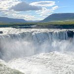Godafoss is a perfectly formed horseshoe falls in northeast Iceland (image by Mike Watson)
