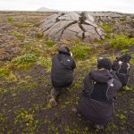 Volcanic landscape photography taking place at Lake Myvatn (image by Mike Watson)
