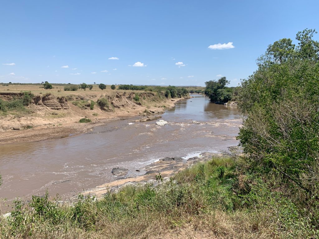 Entim Crossing on the Mara River but minus any traffic this visit (image by Mike Watson)