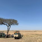 Another bush breakfast stop on the Mara, we enjoyed a different spot each day (image by Mike Watson)