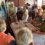 Menu explanation time in Morondava (there is always awesome seafood on the west coast!) (image by Mike Watson)