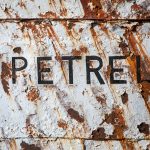 Insignia of the Petrel, one of the wrecked whaling vessels in Grytviken, South Georgia (image by Inger Vandyke)