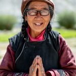 We distributed several pairs of reading glasses to local elders during our tour (image by Julie-Anne Davies)