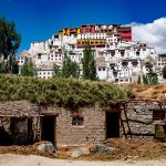 Thiksey, as seen from our lunch spot at a local family’s home (image by Julie-Anne Davies)