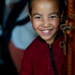 A smiling Zangla nun from the monastery of the same name in Zanskar (image by Julie-Anne Davies)