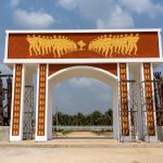 While still being renovated we managed a brief visit to the Portal of No Return, the key slavery monument of Ouidah (image by Inger Vandyke)