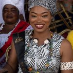 Miss Benin at the annual voodoo festival! (image by Inger Vandyke)