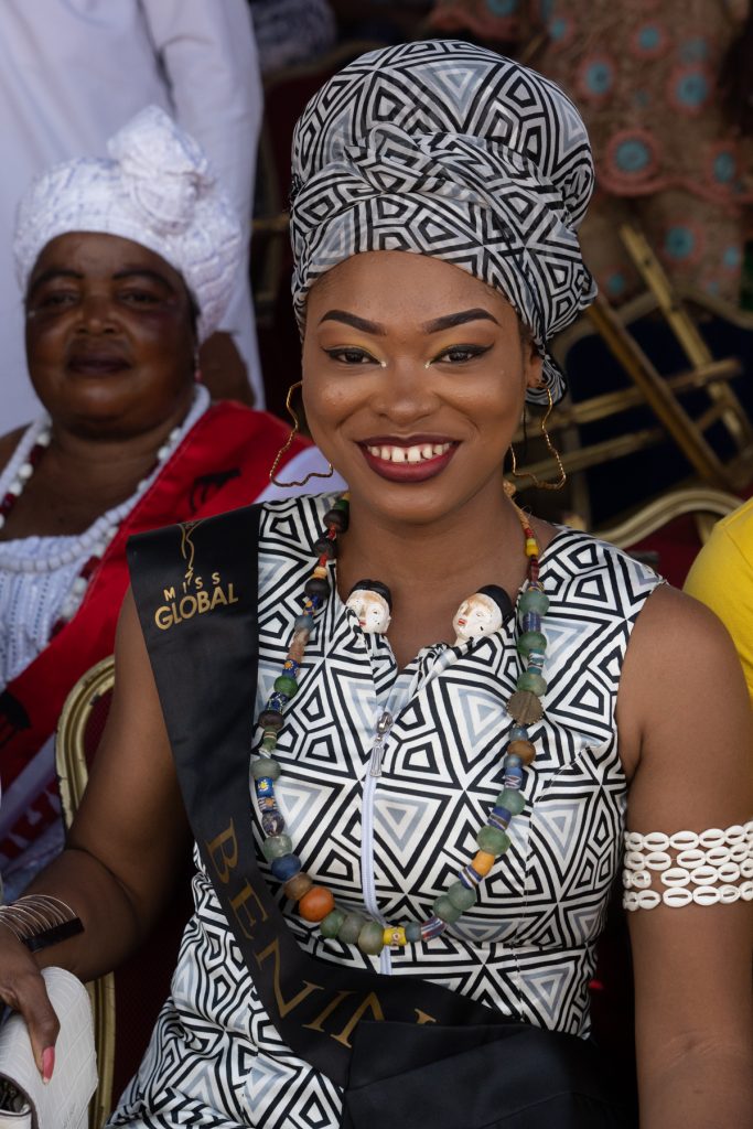 Miss Benin at the annual voodoo festival! (image by Inger Vandyke)