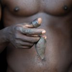 The simple yet melodic finger bell used by Otamari people to make music at ceremonies (image by Inger Vandyke)