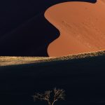 Searching for patterns, shapes, shadows and forms in the most beguiling desert of the world at Sossusvlei (image by Sean Braine)